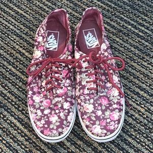 Floral Vans